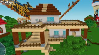 Mini Block Craft How do Craft Holiday House  Crafting Gaming Videos minecraft craft youtube [upl. by Nuhsed]