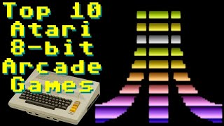 My Top 10 Atari 8bit Arcade Games [upl. by Nailuj]