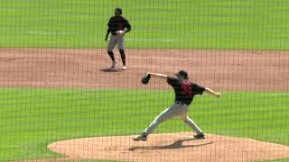 Casey Mize strikes out Niko Goodrum in Tigers intrasquad game [upl. by Uzial]