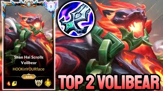 WILD RIFT VOLIBEAR  TOP 2 VOLIBEAR GAMEPLAY  CHALLENGER RANKED [upl. by Ailey]