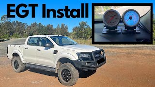 Ford Ranger EGT Gauge Install [upl. by Geesey]