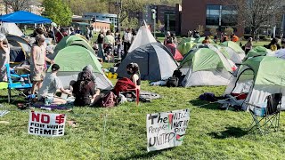 Nationwide Protests have Reached Binghamton University  heres what I saw on Campus [upl. by Atiuqrahs]