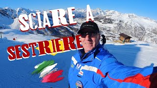 Un giorno da Maestro di sci sulle piste di SESTRIERE  Italia [upl. by Llebana]