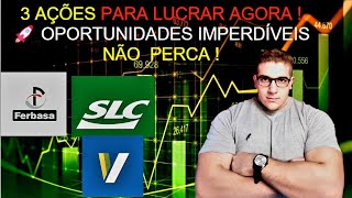 3 AÇÕES QUE PODEM DISPARAR EM BREVE 🚀 NÃO PERCA ESSAS OPORTUNIDADES DE LUCRO [upl. by Anaic643]