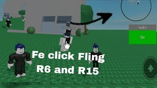 Roblox Fe Script Showcase Fe click fling Fluxus  Hydrogen  Delta  Arceus x [upl. by Brien]