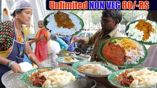 Street Food Only Non veg  Unlimited Nellore Ruchulu kphbsrilathavlogs [upl. by Antonio991]