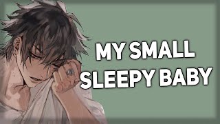 Tall boyfriend wants cuddles while youre asleep Sleepy Needy ASMR Boyfriend [upl. by Ahsykal]