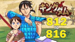 Kingdom Chapters 812  816 LIVE Reaction [upl. by Irtimd]