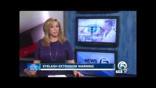 Eyelash Extension Warning  Eyelash Transplants on Extra [upl. by Huesman53]