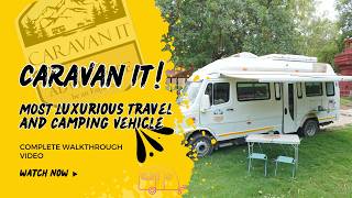 Presenting CaravanIT  Indias First Luxurious Travel and Camping Van Available for Rentals [upl. by Lilaj147]