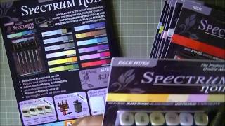 Spectrum Noir Markers in the house Pro 31 Designs [upl. by Eetsud]