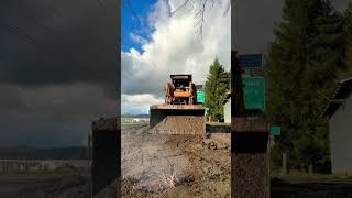 Case Skidsteer 🚜 1840 Mud Tires mudtires skidsteer winter [upl. by Sirovaj]