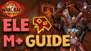 The ULTIMATE Ele Shaman Guide  Build Stats Rotation  The War Within [upl. by Lunt]