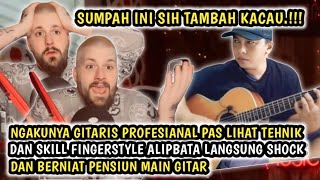 Makin Kacau❗️Ngaku Gitaris Profesianal Pas Lihat Skill Alipbata Langsung Nyerah  Reaction Terbaru [upl. by Nivlad143]