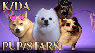 KDA  POPSTARS 강아지 리믹스  dog cover [upl. by Colleen980]