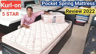 Kurlon 5 Star Mattress PriceReview 2022  Kurlon Pocket Spring Mattress [upl. by Anned]