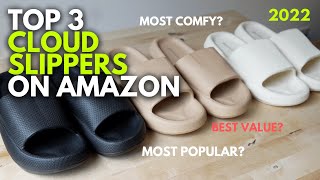 TOP 3 CLOUDFOAM SLIPPERS on AMAZON  Are they all the same [upl. by Gilly]