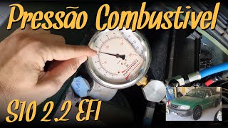 DICA Teste Pressão Combustível  S10Blazer EFI [upl. by Retse]