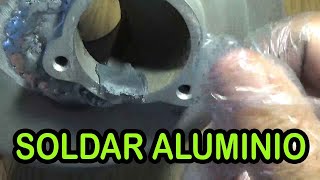 Como soldar aluminio soldadura  sellador [upl. by Aneed]