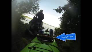 Detailed video portaging a kayak [upl. by Timms]