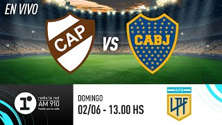 PLATENSE VS BOCA  EN VIVO  LIGA PROFESIONAL [upl. by Blanka]