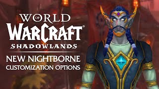 NEW Nightborne Customization Options Patch 915  Shadowlands [upl. by Hyps]