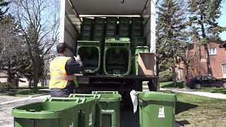 New Green Bin deliveries and collection [upl. by Aekerly]