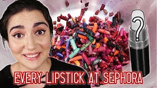 Melting Every Lipstick From Sephora Together [upl. by Lind585]