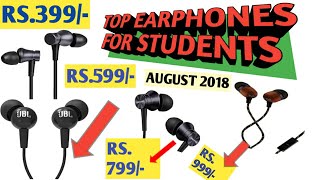 BEST EARPHONES UNDER 500 RUPEES  CHEAP EARPHONES [upl. by Ayhtak706]