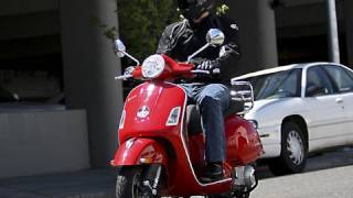 2008 Vespa GTS 250ie Scooter Review [upl. by Madanhoj]