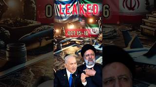 Israels attack plan on Iran got LEAKED israel iran leaked usa attack f16 news telegram [upl. by Eelrihs]