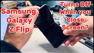 Samsung Galaxy Z Flip Turns Off When You Close the Screen [upl. by Letreece]