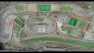 Vue de Drone du circuit CARCA de Noeux les mines  DJI Mini 3 pro en 4K [upl. by Anaj]