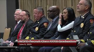 WinstonSalem Fire Department Class 32 Graduation [upl. by Jessi]