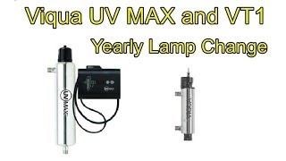 Viqua UV water purifier lamp change [upl. by Yerahcaz]