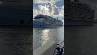 Icon of the Seas departing Miami royalcaribbean iconoftheseas portmiami [upl. by Danae]