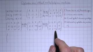 VWO5wisDH48 Oplossen van stelsel mbv matrices [upl. by Judye]