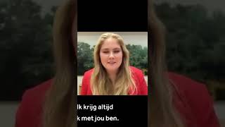 Videobellen met Prinses Amalia der Nederlanden [upl. by Ardith]