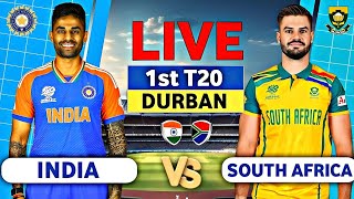 India Vs South Africa 1st T20 Match 2024  IND vs RSA Live [upl. by Ahsiki]