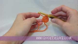 Single Crochet Tutorial 14 SC into Center Ring [upl. by Elirpa]