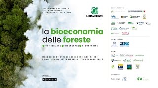 VII FORUM NAZIONALE LA BIOECONOMIA DELLE FORESTE [upl. by Roscoe]