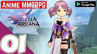 Stella Arcana MMORPG Mobile  Gameplay Walkthrough  Part 1 Prologue  No Commentary [upl. by Marlen]