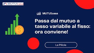 Mutui 2023 passare dal tasso variabile al fisso ora conviene [upl. by Marks]