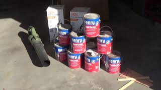 How to Apply Henry Roof Saver  Acrylic Roof Coating [upl. by Aecila188]