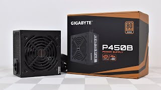 GIGABYTE P450B  power supply unboxing [upl. by Inohtna]