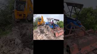 tractors sonalika power and mahindra arjun and power track tractors shorts mirrorstyle jcb 💯💯 [upl. by Cissie8]