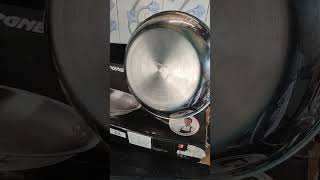 Bergner Argent Triply Stainless Steel Frypan Unboxing Review [upl. by Yllac]