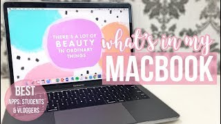 whats in my macBook MUST HAVE apps students amp youtubers [upl. by Inimod211]