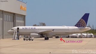 Plane Spotting at Aguadilla PR  LATAM A319 [upl. by Adnarim853]