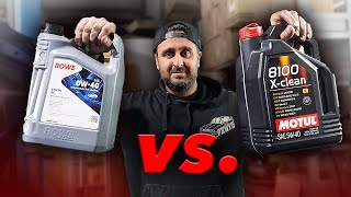 Motorölvergleich  ROWE 0W40 vs MOTUL XClean 5W40  BMWFarid [upl. by Yddeg291]